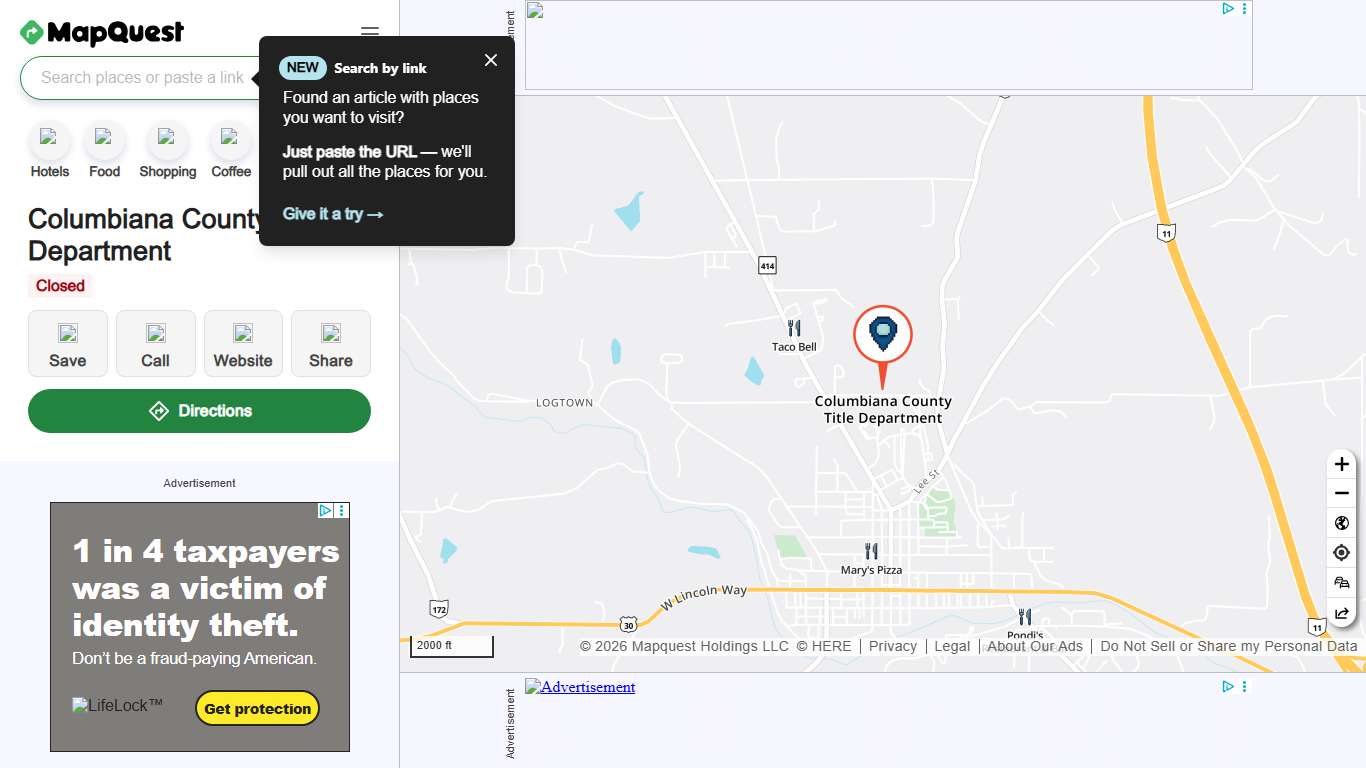 Columbiana County Title Department, 38832 Saltwell Rd, Lisbon, OH 44432, US - MapQuest